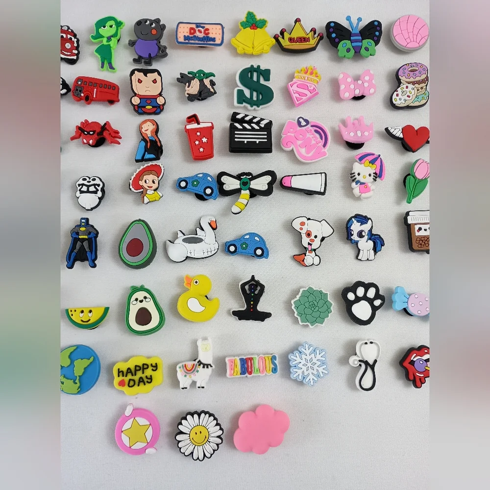 73 PC Lot of Croc Charms - Picture 3 of 7